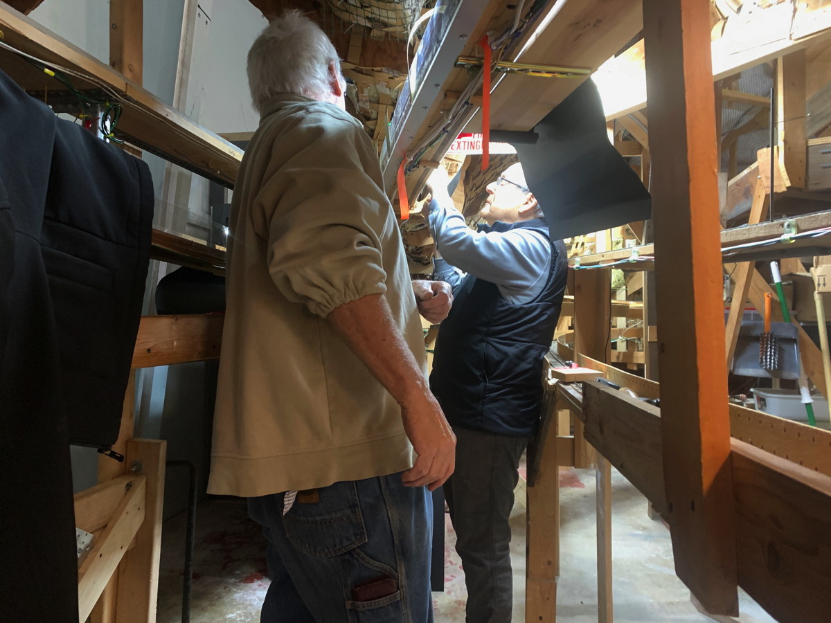 Jeff Heller, Mike Leahy working on Tunnel covers, 11Feb23 (1).jpeg